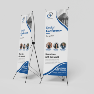 Economy X Banner Stand